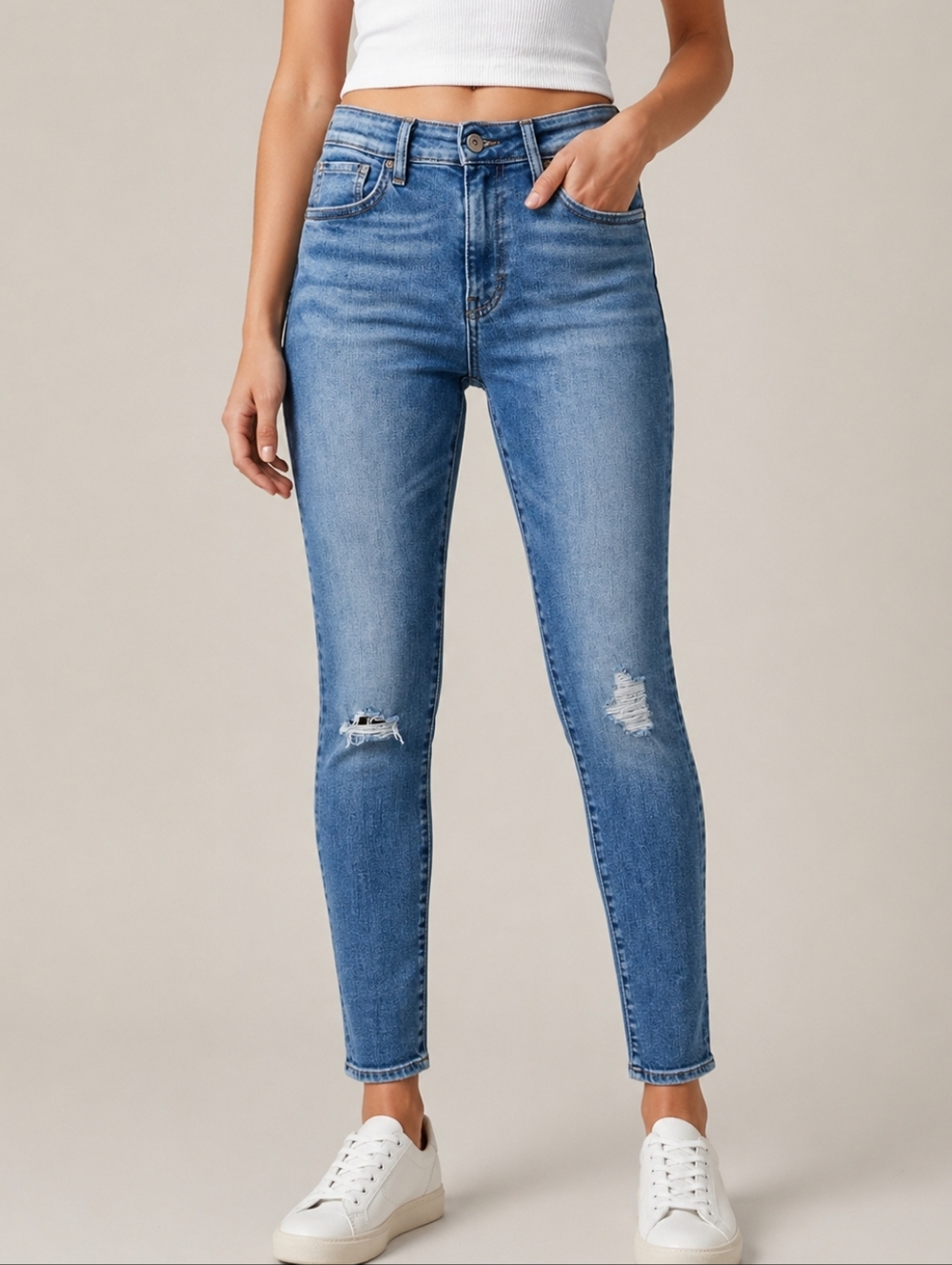 Levi's Made & Crafted 721 High Rise Skinny Selvedge Jeans Bovine Patch W27 L32